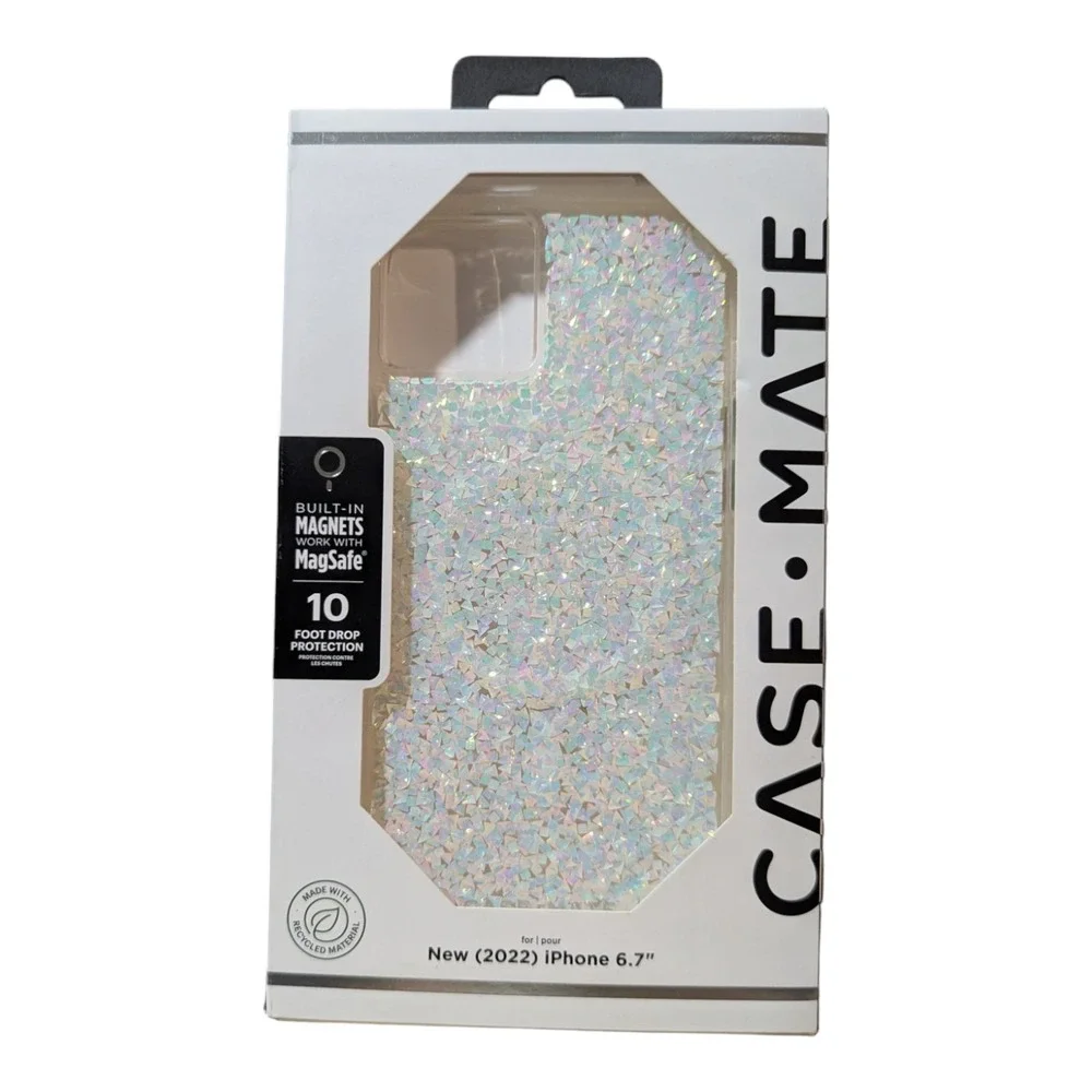 O4. Case-Mate Twinkle Diamond MagSafe Case‎ for Apple iPhone 14 Plus 6.7 Glitter